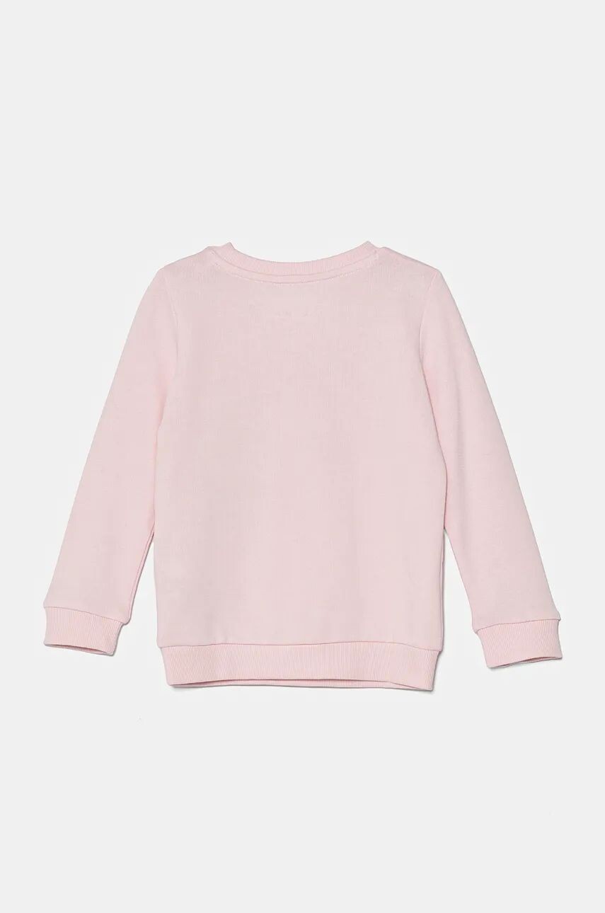 Хлопковая толстовка Guess для мальчика/девочки, розовый — фото 3