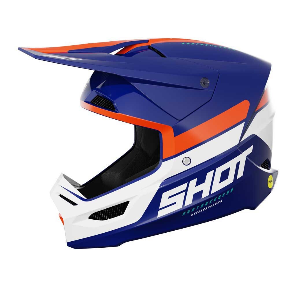 

Шлем для мотокросса Shot Race Iron, синий