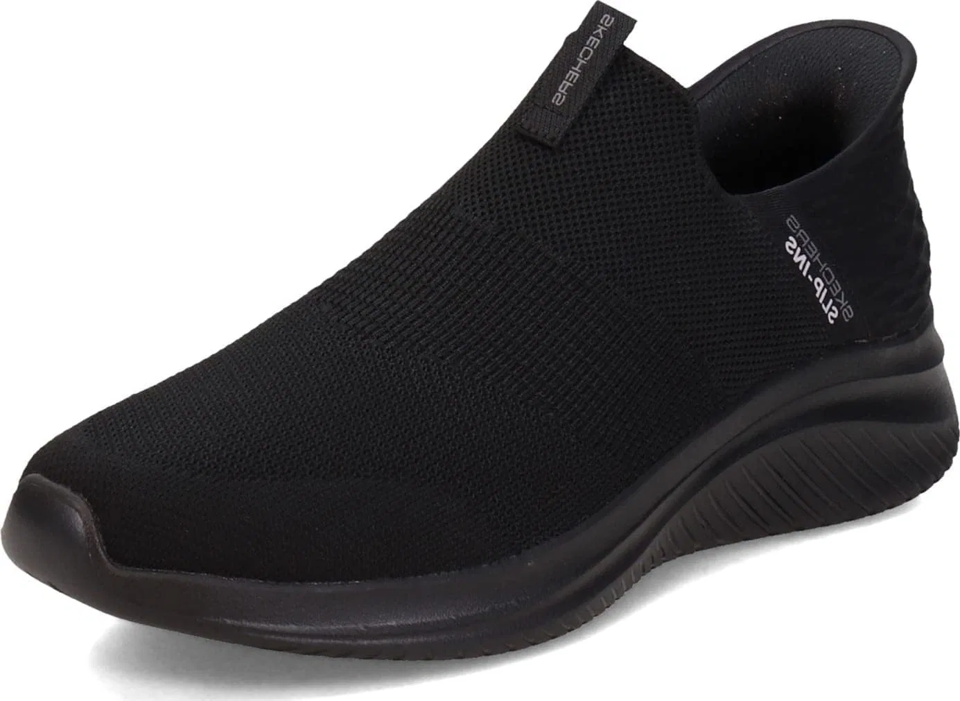 Мужские спортивные кроссовки Skechers Ultra Flex 3.0 Smooth Step, Black Knit Trim
