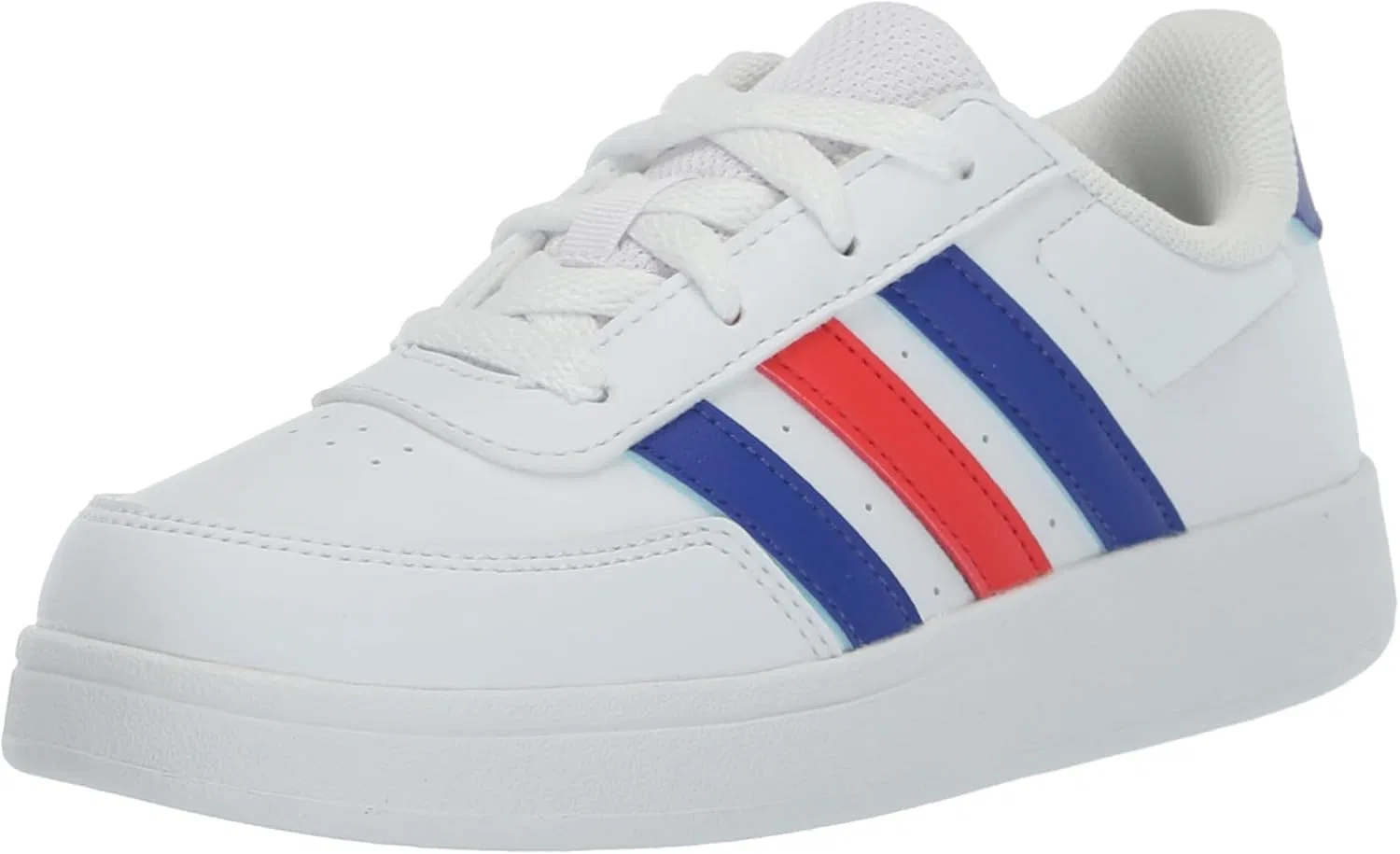 Кроссовки теннисные adidas Breaknet, белый/голубой/красный