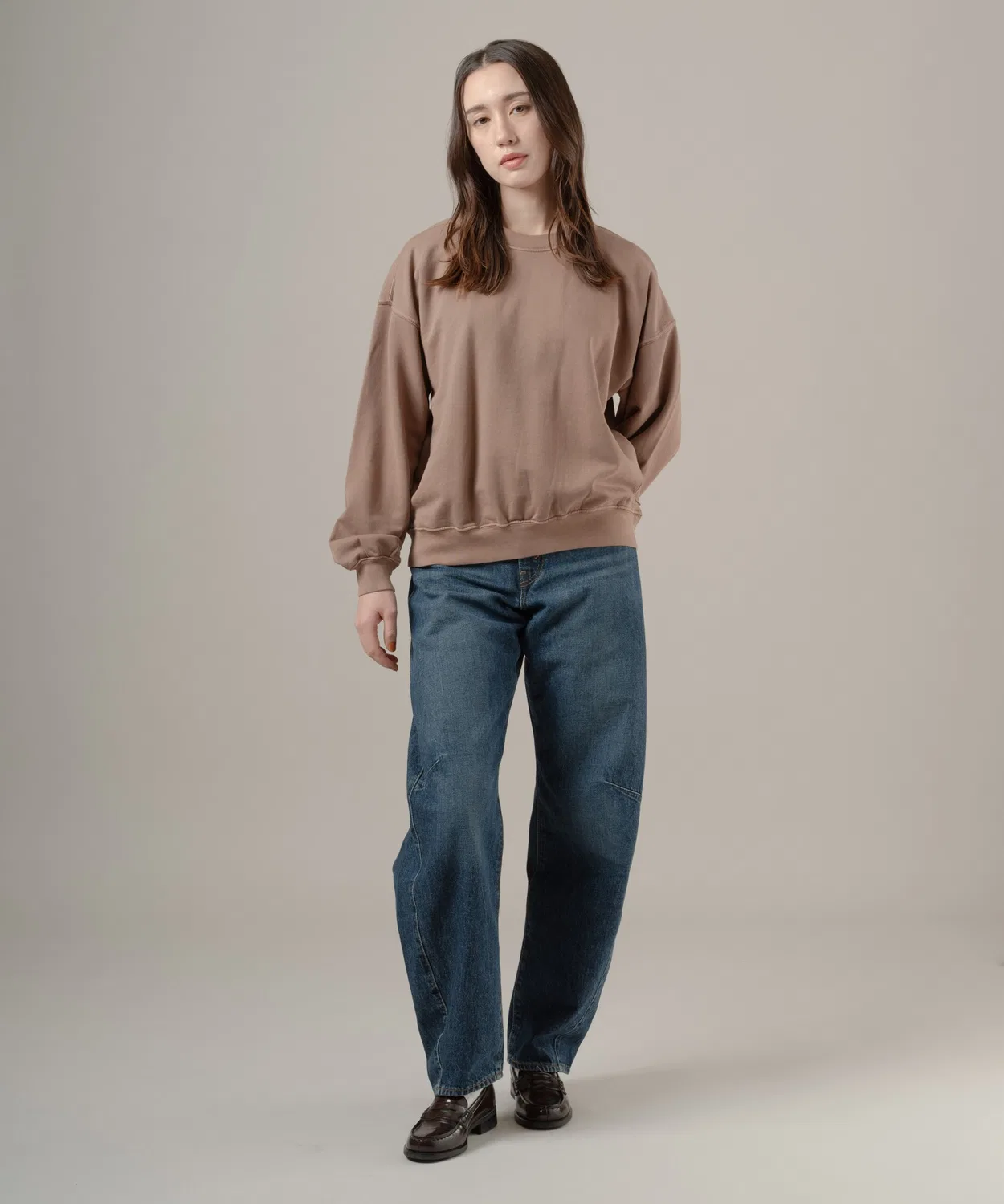 Свитшот винтажный Levi's хлопковый коричневый — фото 4