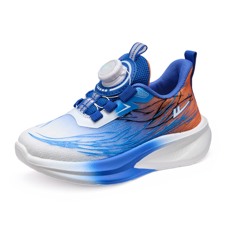 Детские кроссовки для бега Low top с амортизацией, дышащие, легкие и устойчивые к истиранию WARRIOR, темно-синий — фото 4
