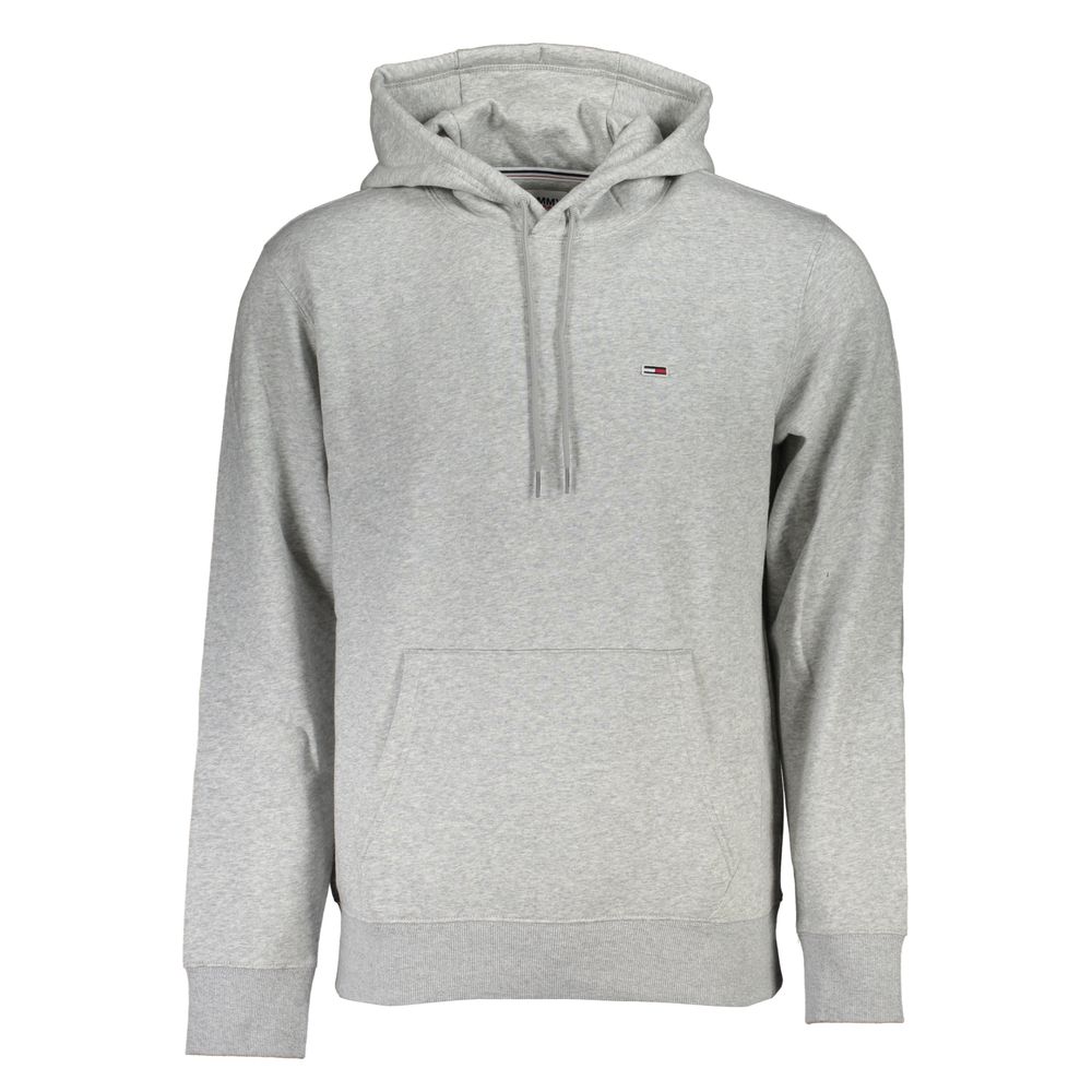 

Шикарная серая флисовая толстовка с капюшоном Tommy Hilfiger