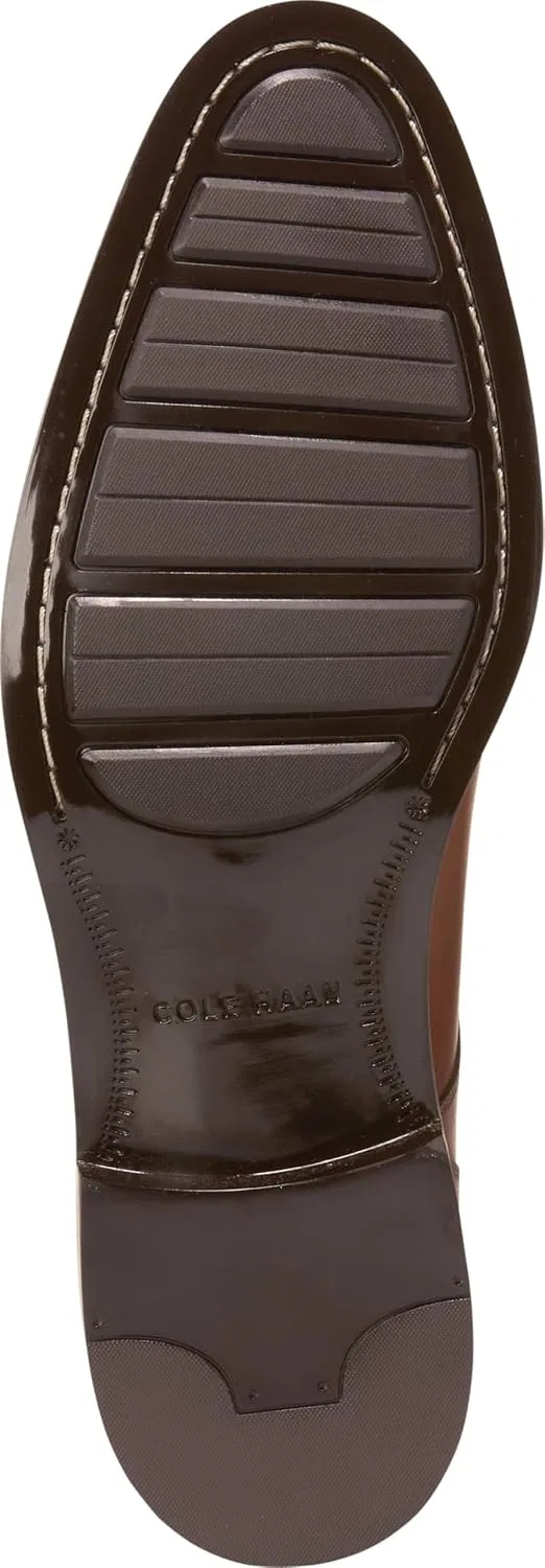 Мужские туфли Oxford Cole Haan Lenox Hill с гладкой передней частью, черный — фото 2
