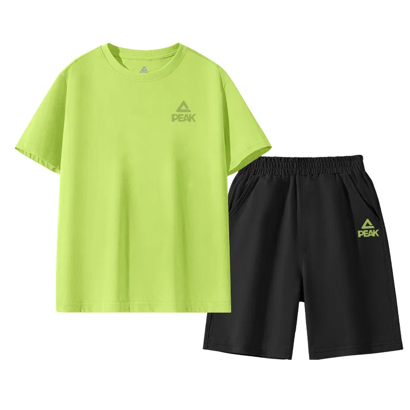 Детский спортивный костюм PEAK с круглым вырезом, Mint Green