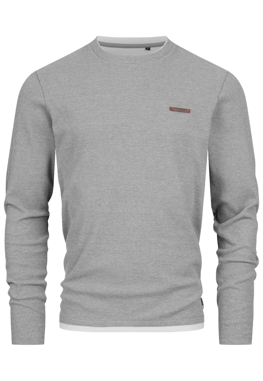 

Рубашка INDICODE JEANS Sigfinn, светло-серый