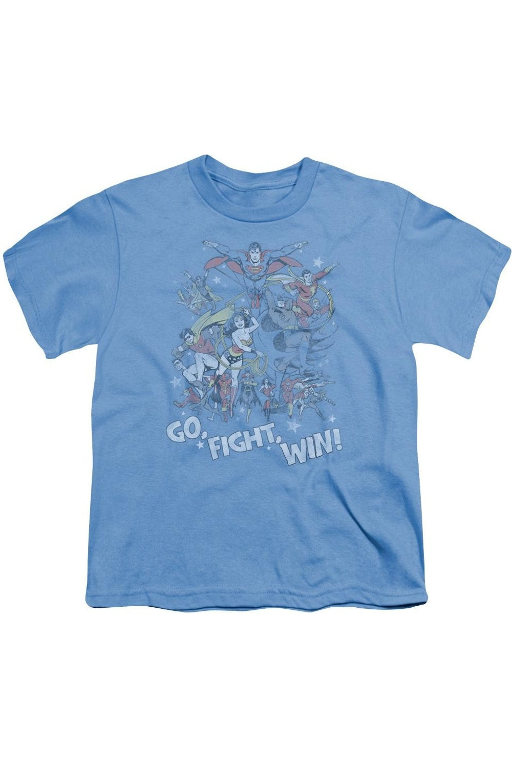 

Футболка с коротким рукавом для детей "Лига справедливости Америки: Борись и побеждай" Gildan, синий
