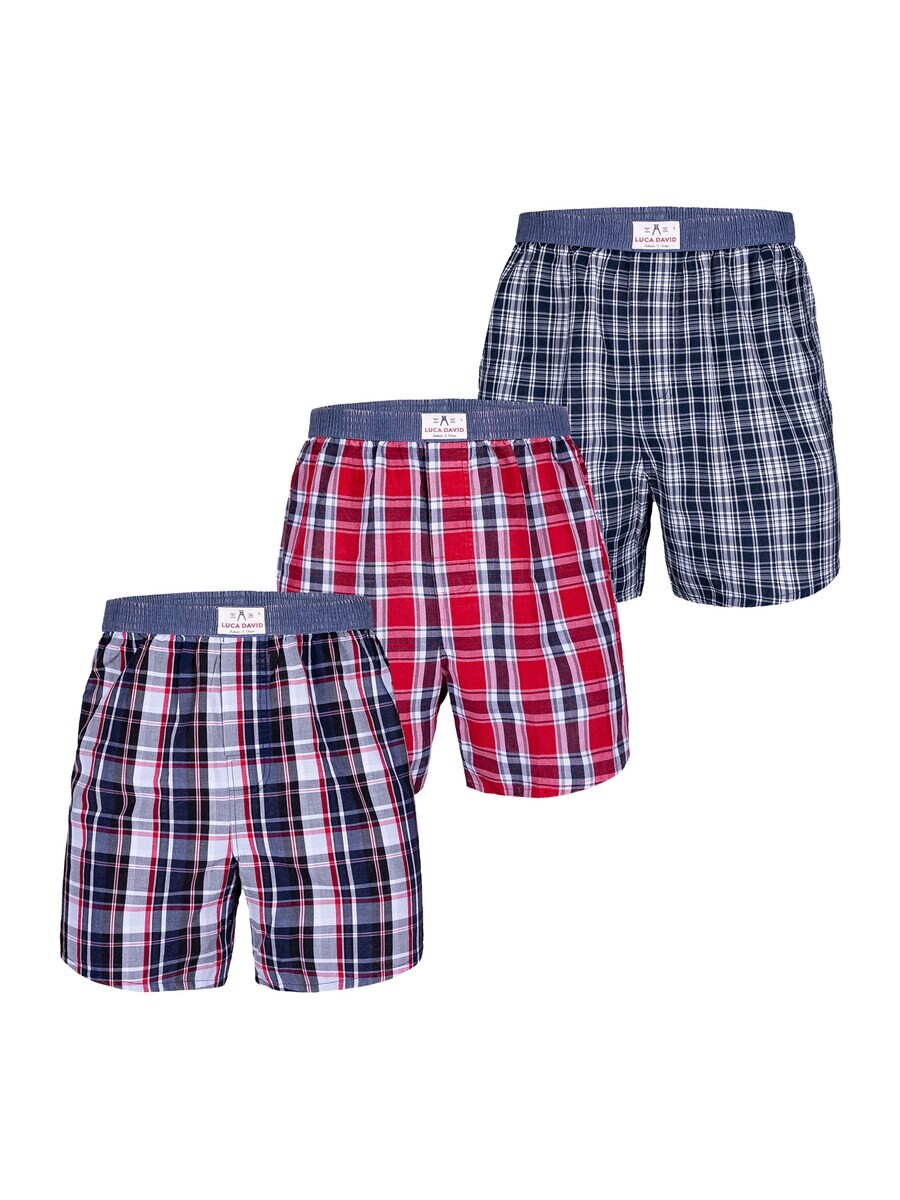 

Боксеры Luca David Boxer shorts Olden Glory, цвет Navy/Red