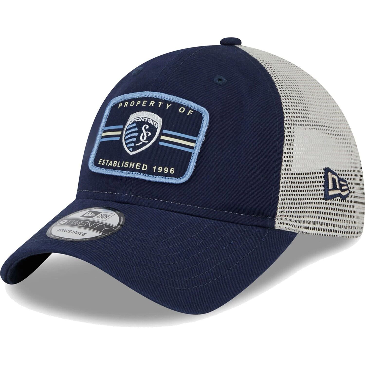 

Мужская кепка New Era Navy Sporting Kansas City Property 9TWENTY Snapback