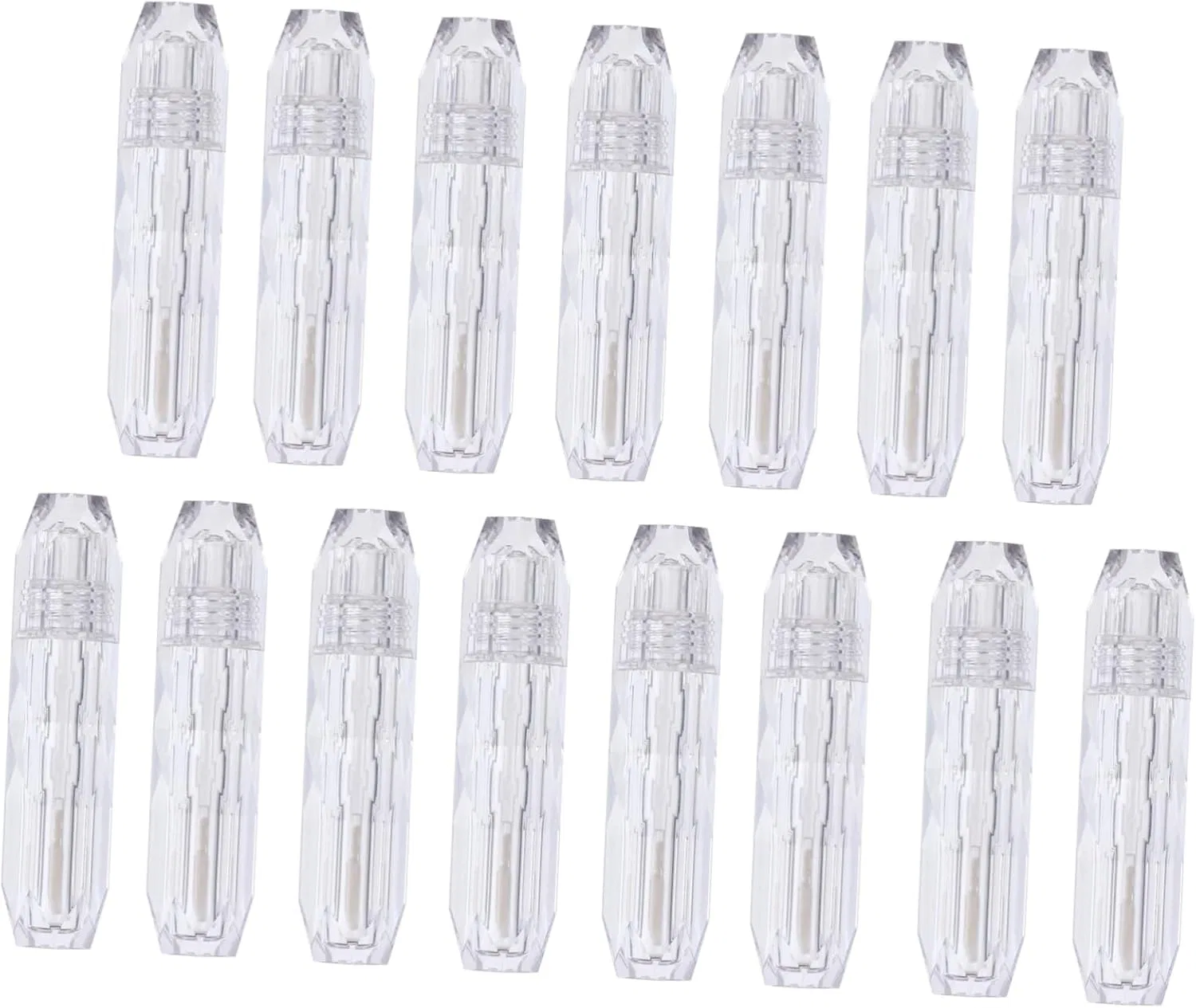 Набор пустых туб для блеска для губ SKISUNO 2.5 мл 15 шт белый
