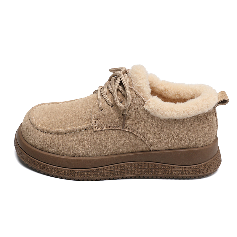ZHR Женские зимние ботинки абрикос/хаки - хаки, цвет Khaki — фото 3