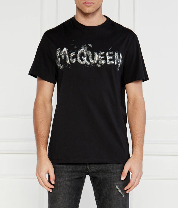 

Футболки Regular fit Alexander Mcqueen, черный