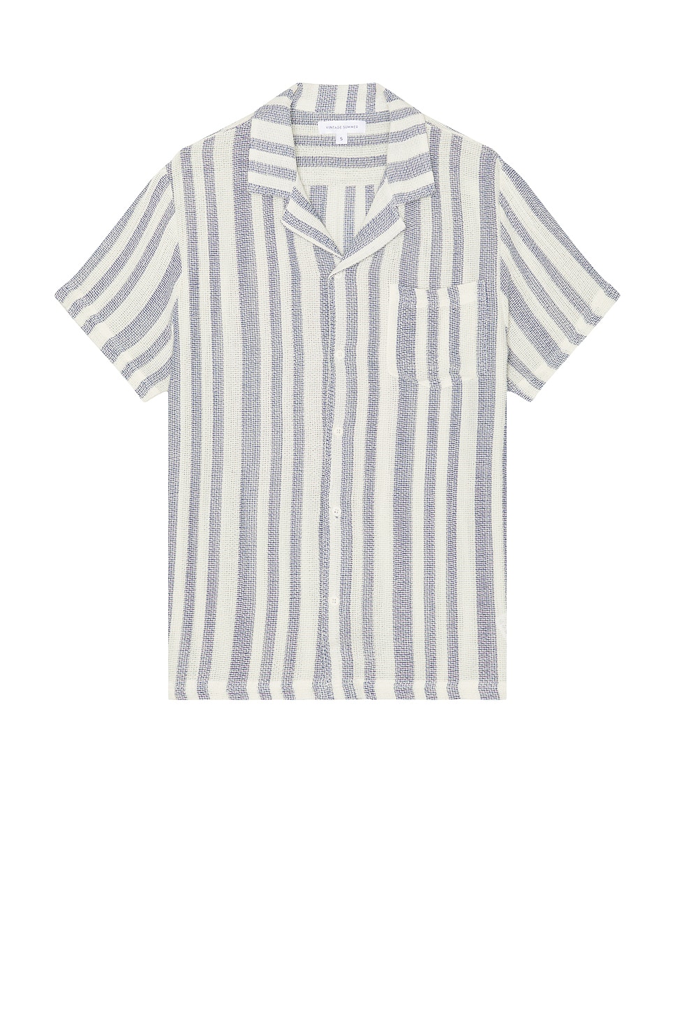 

Рубашка для кемпинга с плетением "корзина" Vintage Summer, navy