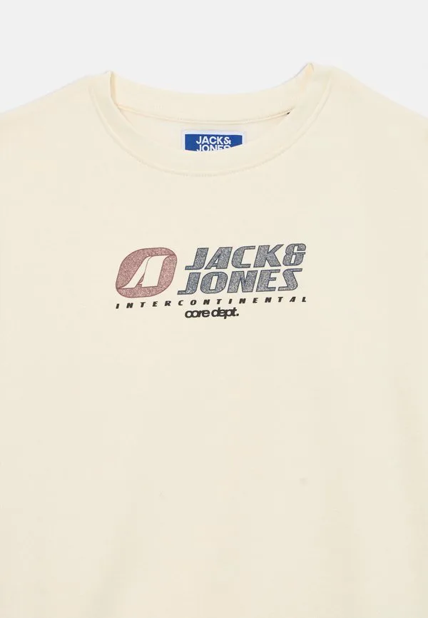 Толстовка с круглым вырезом и принтом jcotier Jack & Jones Junior, Sweet Corn — фото 3