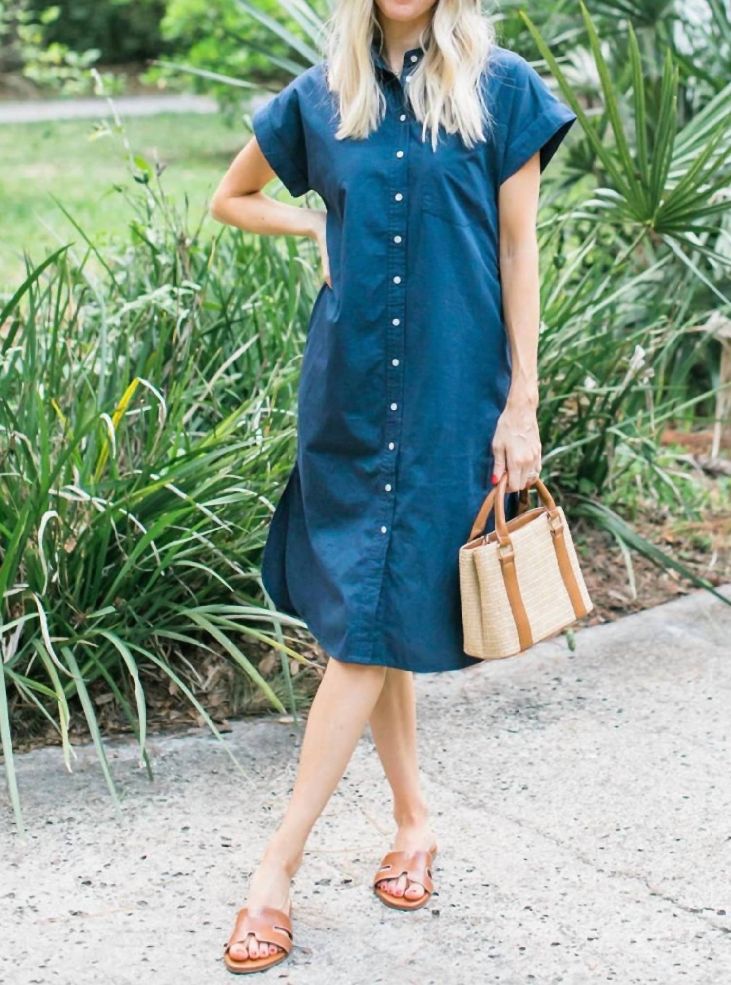 

Платье Blake Long Utility в темно-синем цвете Navybleu