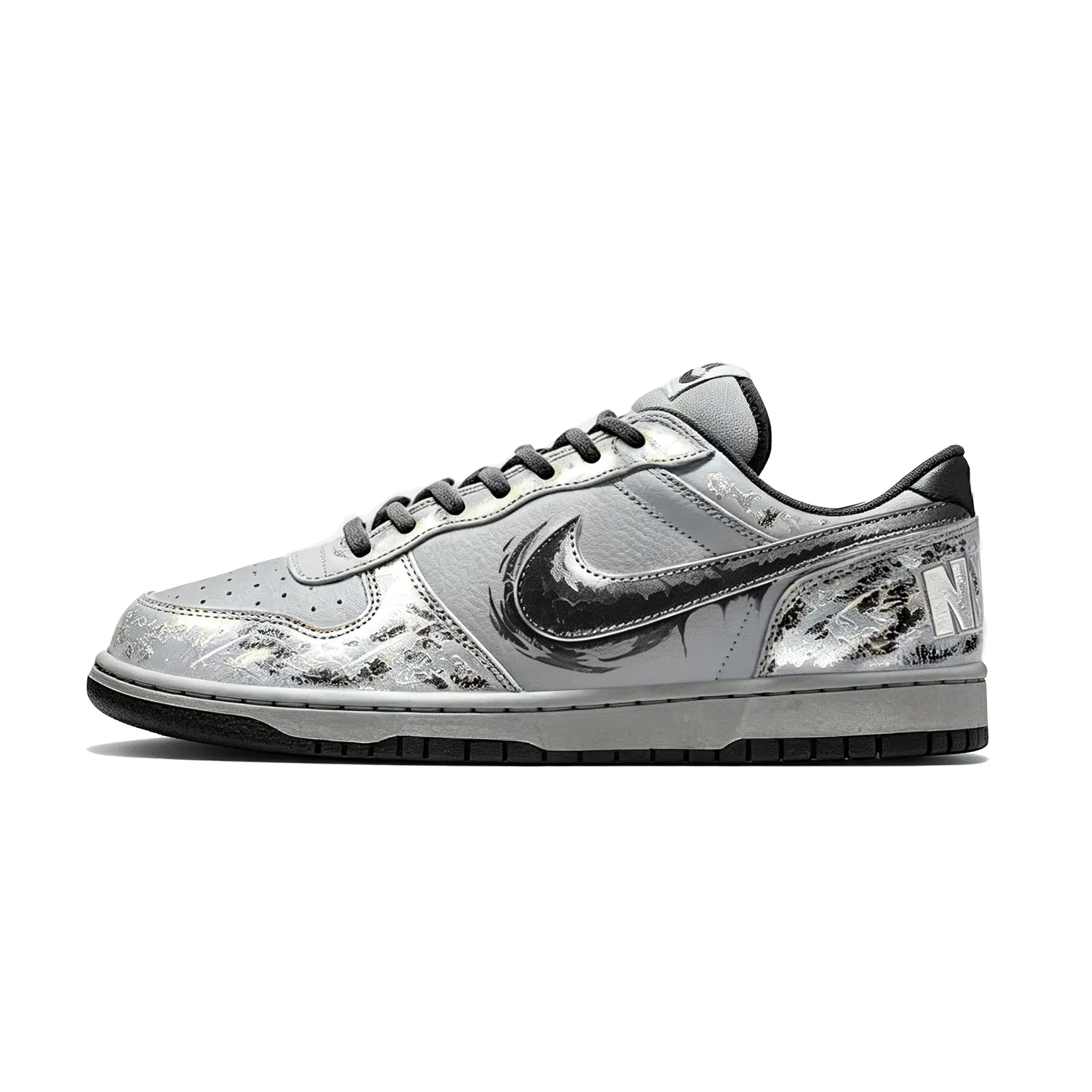 Кроссовки низкие Nike Big Meteorite Gray
