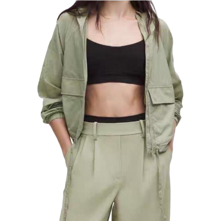 

Lululemon Курка Hood Lite Series для женщин, Haze Green/FOGN