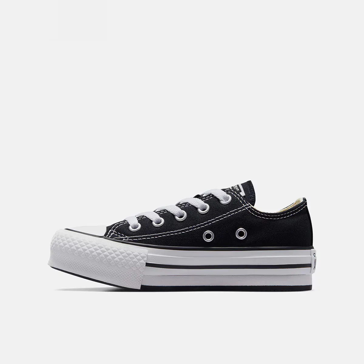 Chuck Taylor All Star EVA Lift Низкая повседневная обувь для детей Foundation Converse Collection, чёрный — фото 4