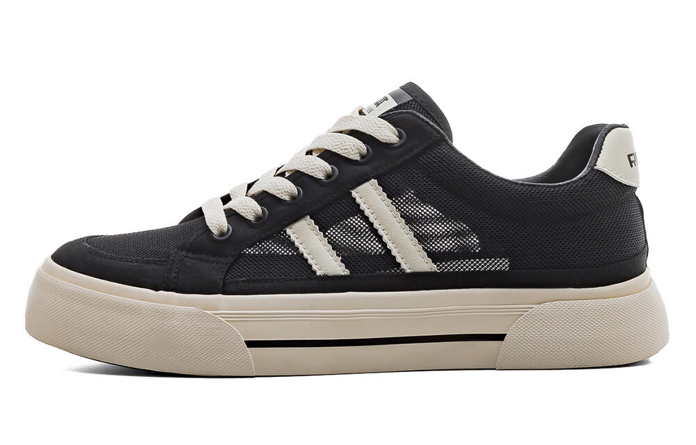 

Кроссовки RENBEN Skateboarding Shoes Unisex Low-top Black/Brown, черный