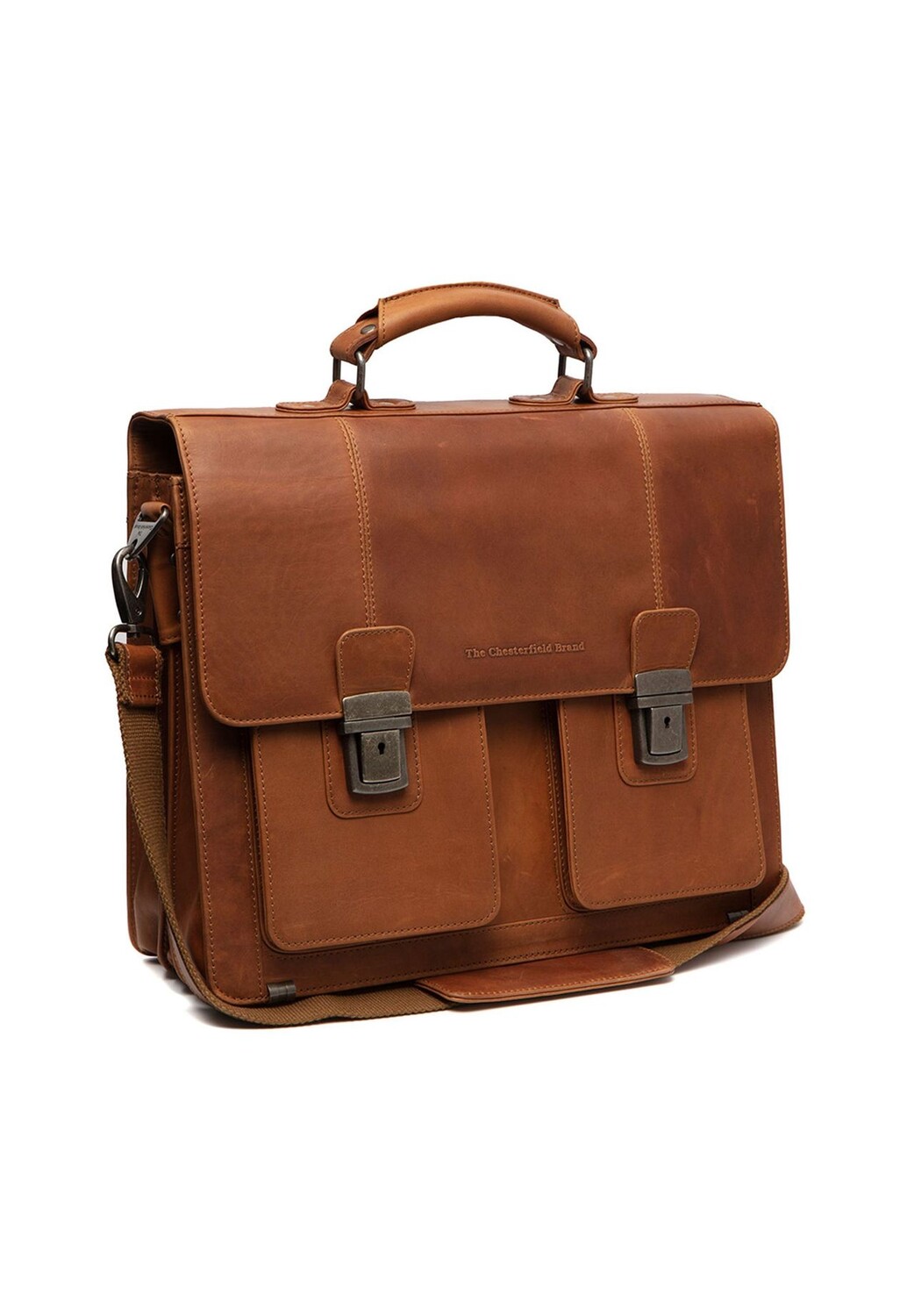 

Кожаный портфель Springfield 40 см с отделением для ноутбука The Chesterfield Brand, цвет Cognac