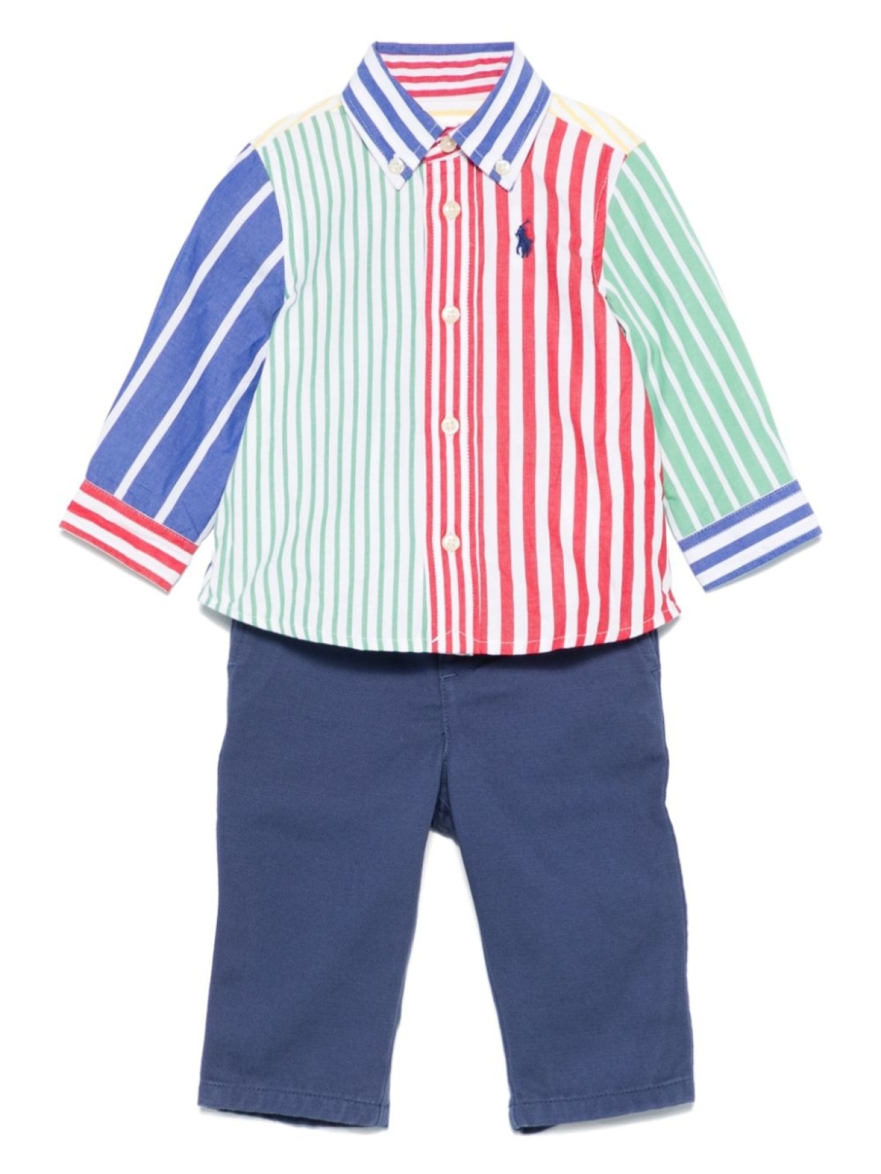 

Комплект брюк из хлопка POLO RALPH LAUREN KIDS, синий