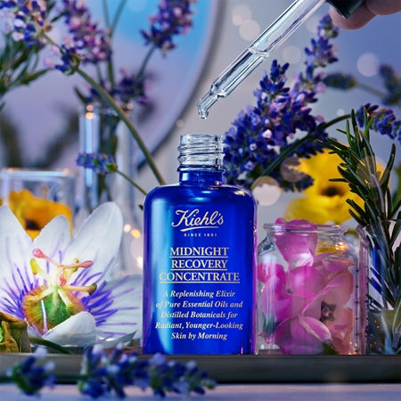 Гидрофильное масло Kiehl's — Ночная регенерирующая для всех типов кожи Midnight Recovery Concentrate, 30 мл — фото 3