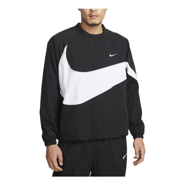 

Толстовка с капюшоном и логотипом Swoosh Nike, черный