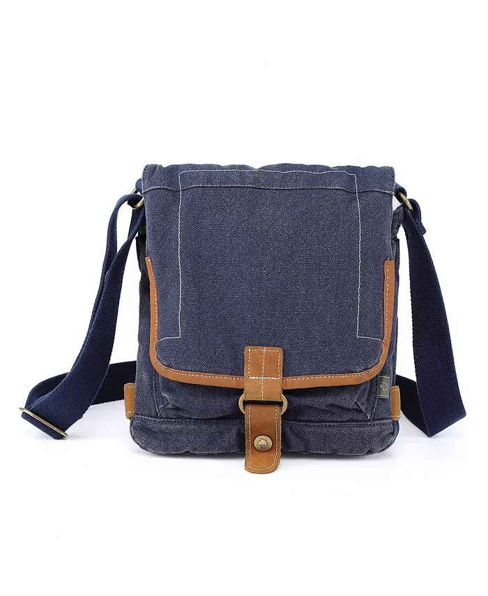 

Atona Classic Flap Canvas Crossbody Bag – Кросс-боди сумка Atona Classic Flap из холста TSD BRAND, синий