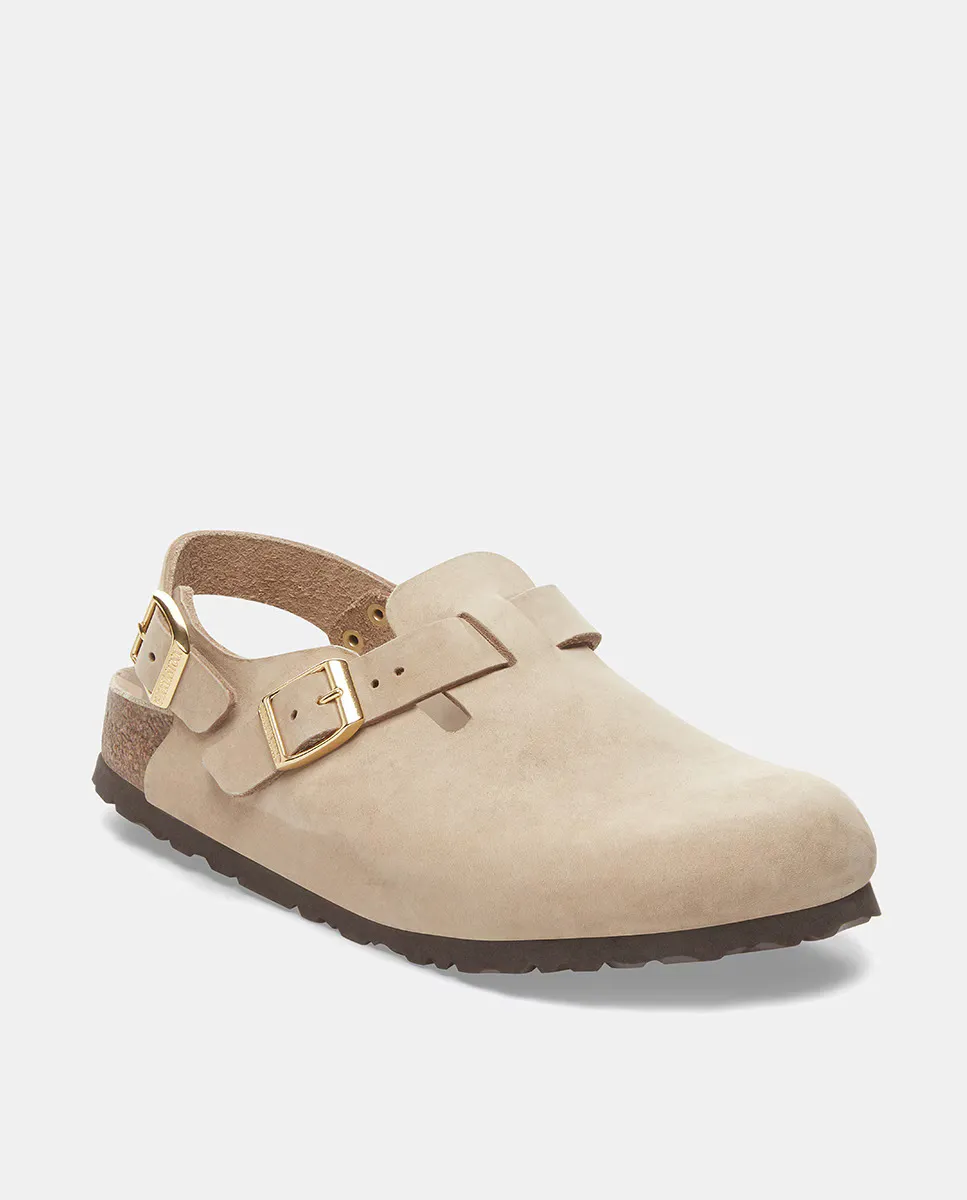 Женские сабо Tokyo из натуральной кожи нубук Birkenstock, натуральный