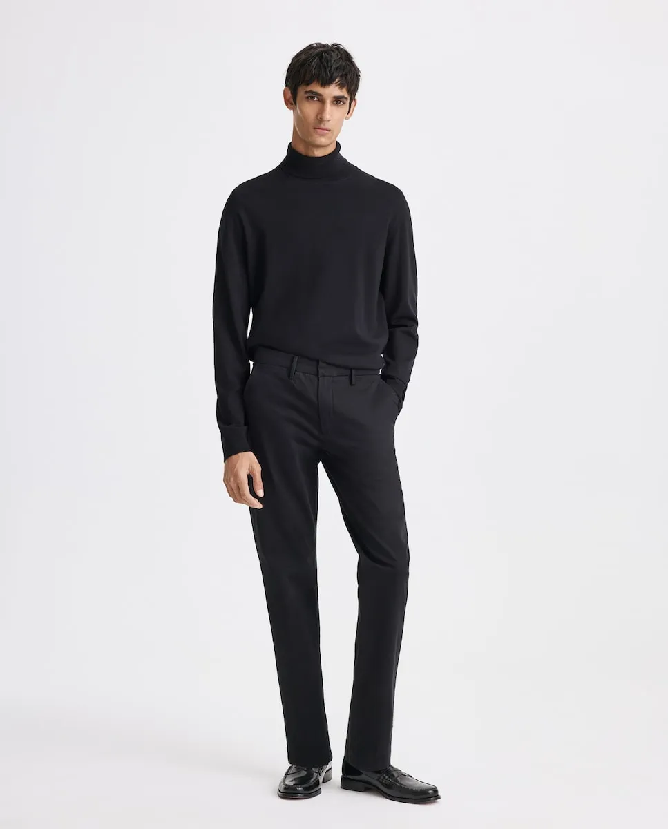 

Мужской свитер с воротником-стойкой Easy Wear, черный