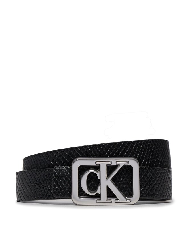 

Ремень Mono Plaque Rev Lthr Belt 25Mm Calvin Klein, черный