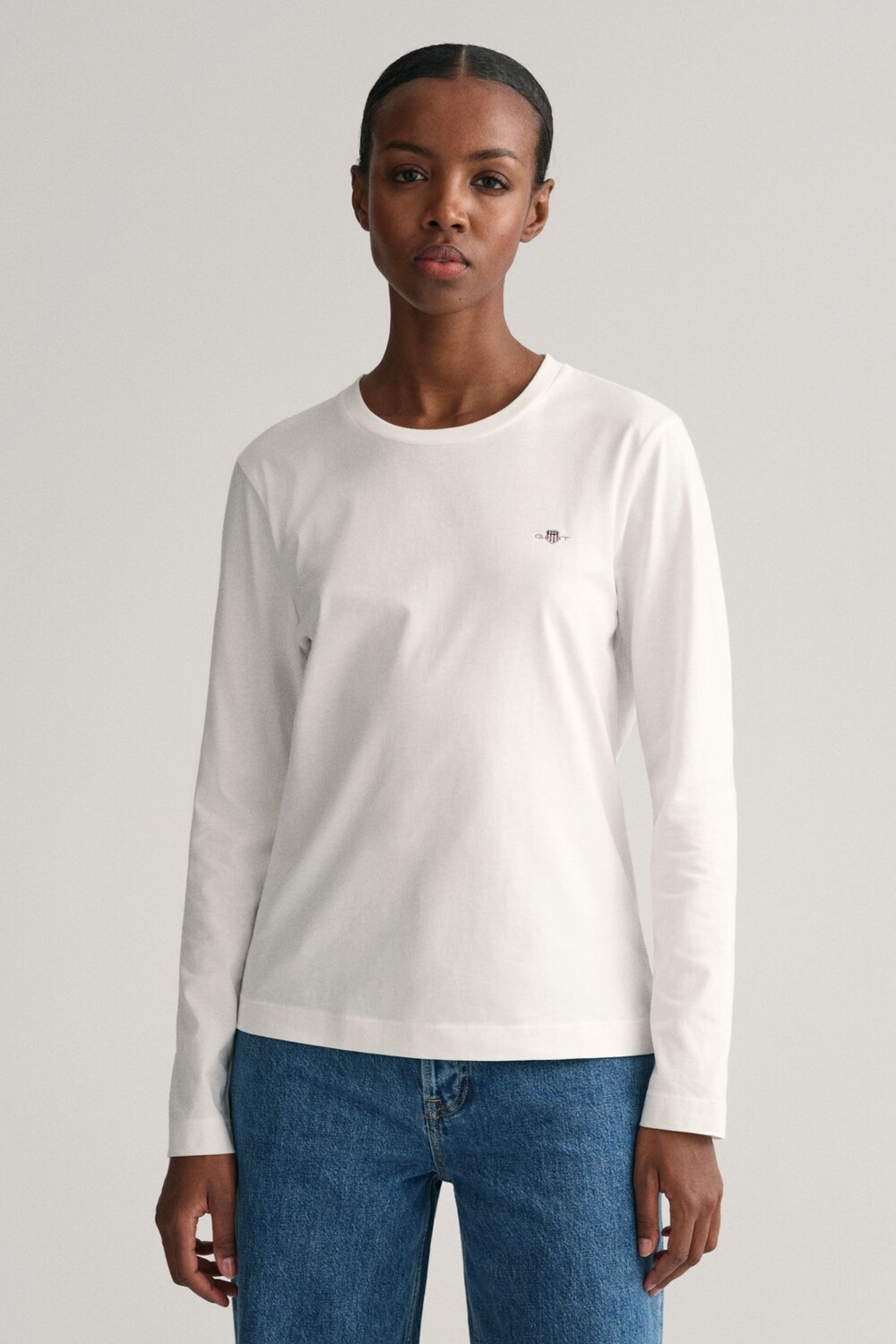 

Футболка Gant Original Shield с длинными рукавами GANT, белый