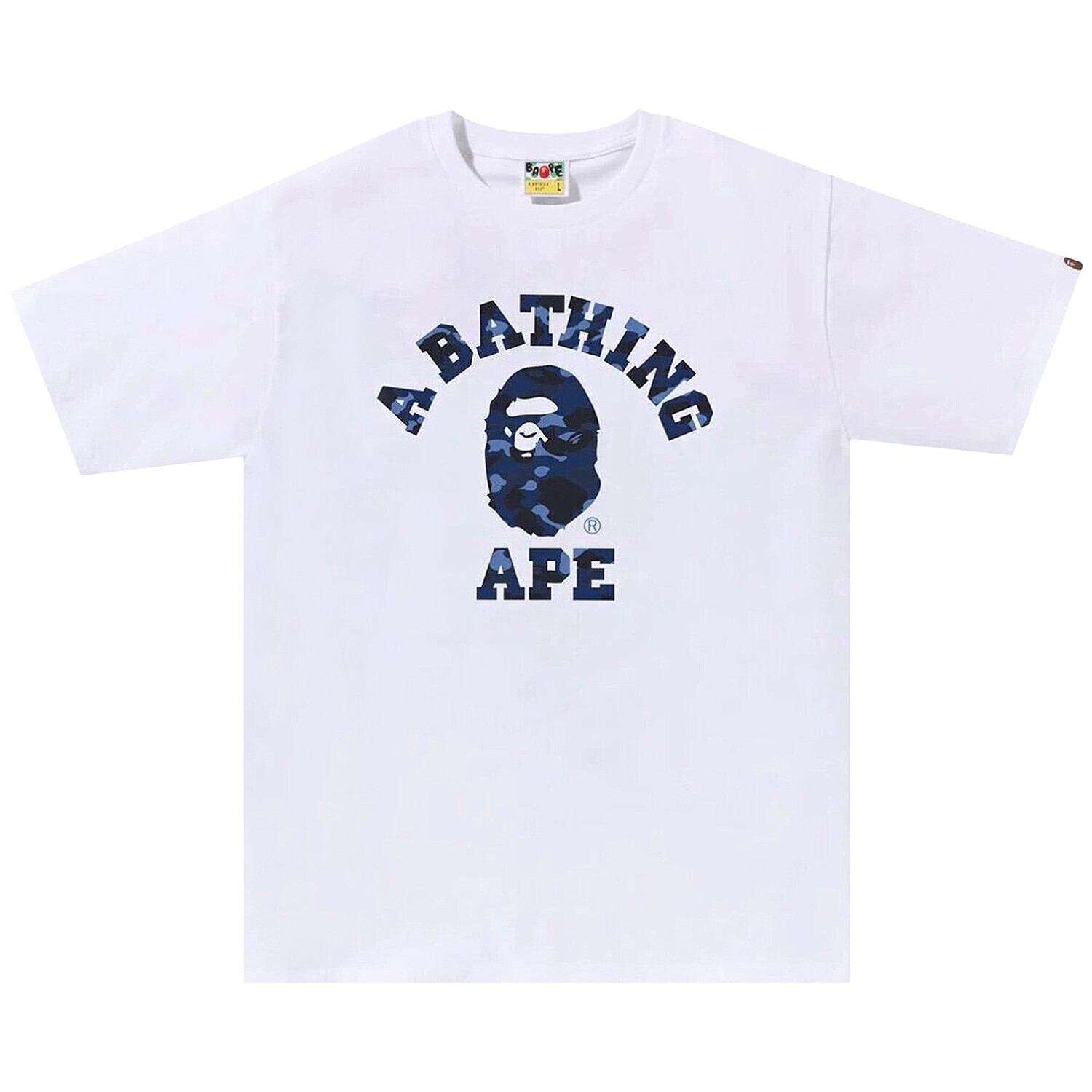 

Футболка BAPE Color Camo, Белый/Темно-синий