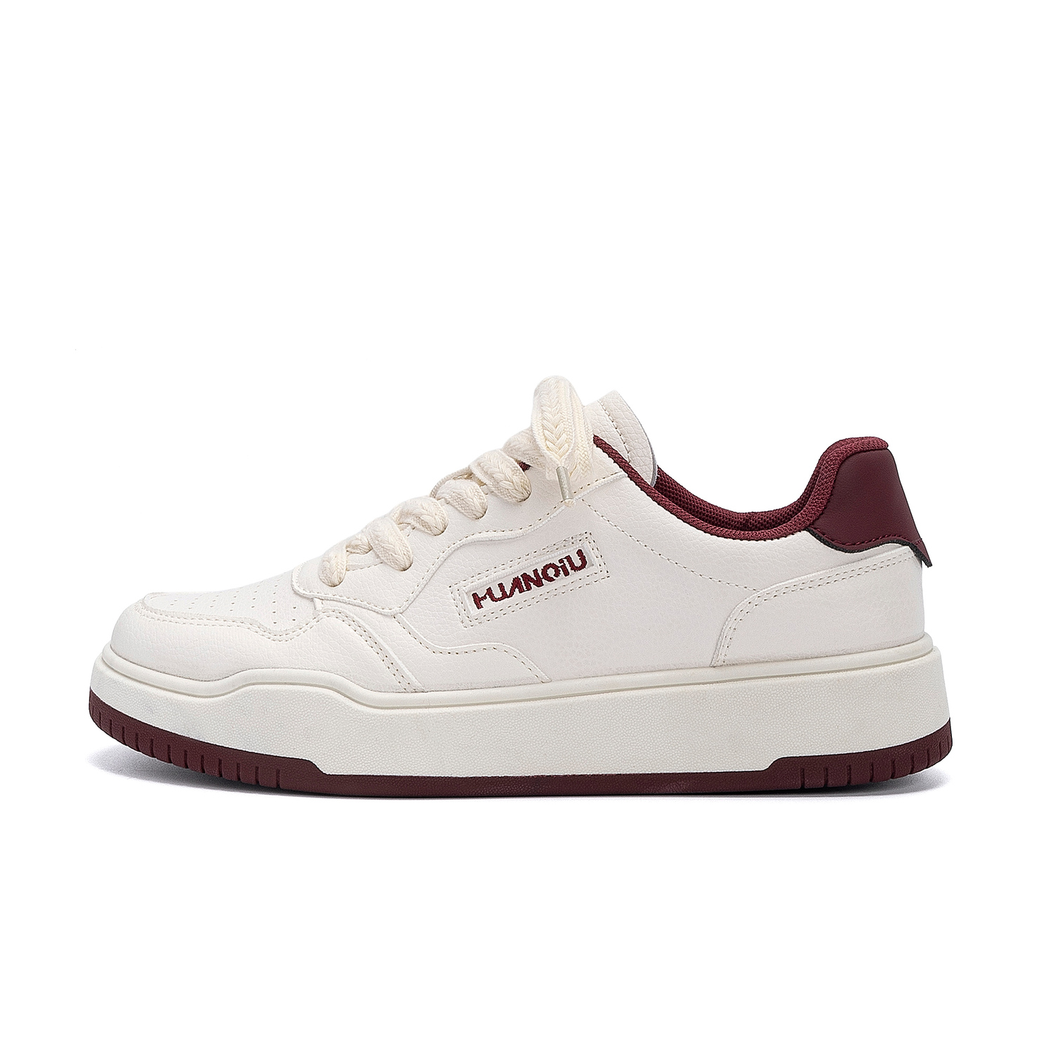 

Модный и универсальный, винтажный портовый стиль, американский искусственная кожа комфорт HUANQIU, бежевый burgundy