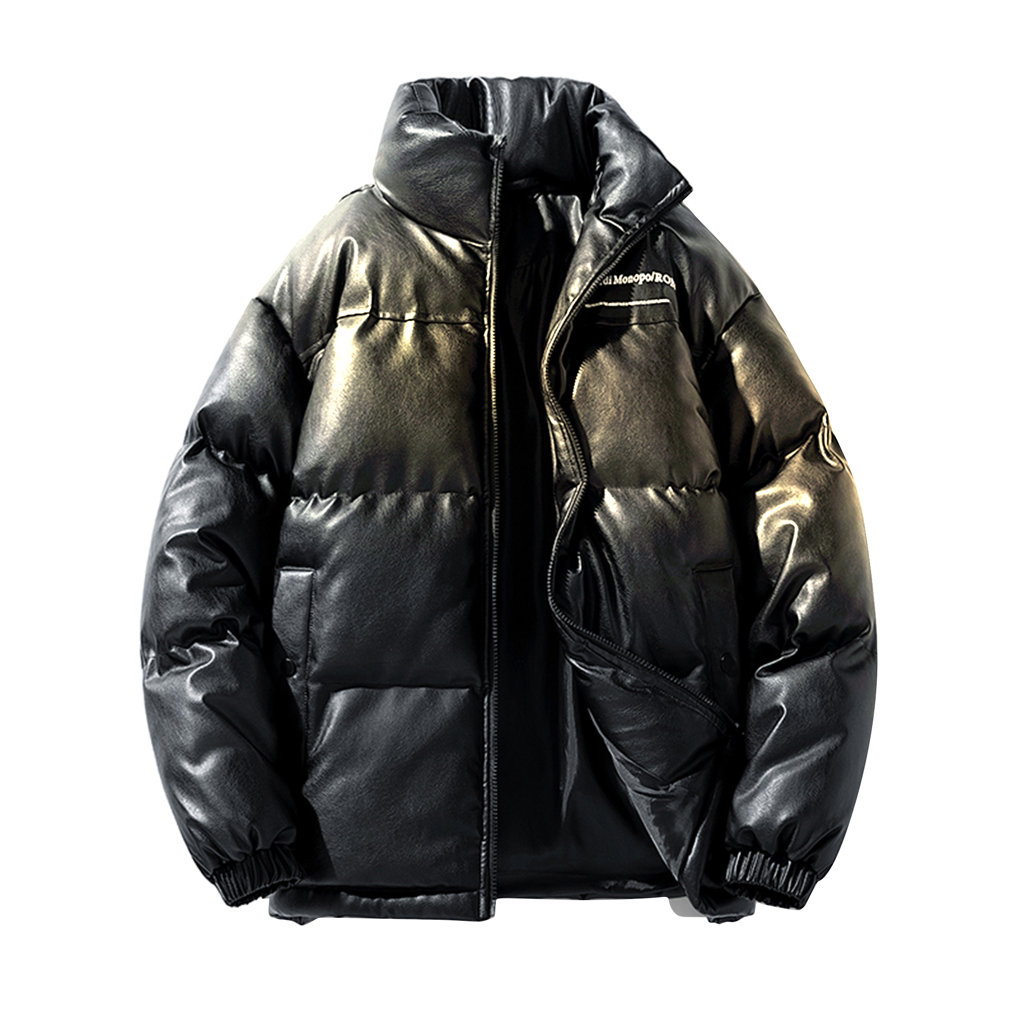 

Пуховик Unisex Stand Collar с подкладкой из флиса X1617, черный puffer jacket