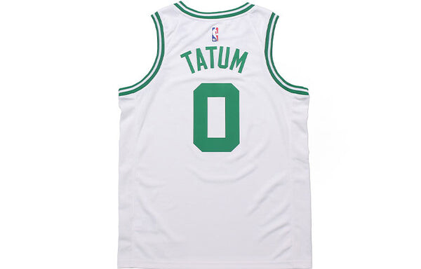 Майка Nike NBA Sports Quick Dry Basketball Jersey/Vest SW Fan Edition 2020 Season Boston Celtics Tatum 0 White, белый — фото 2
