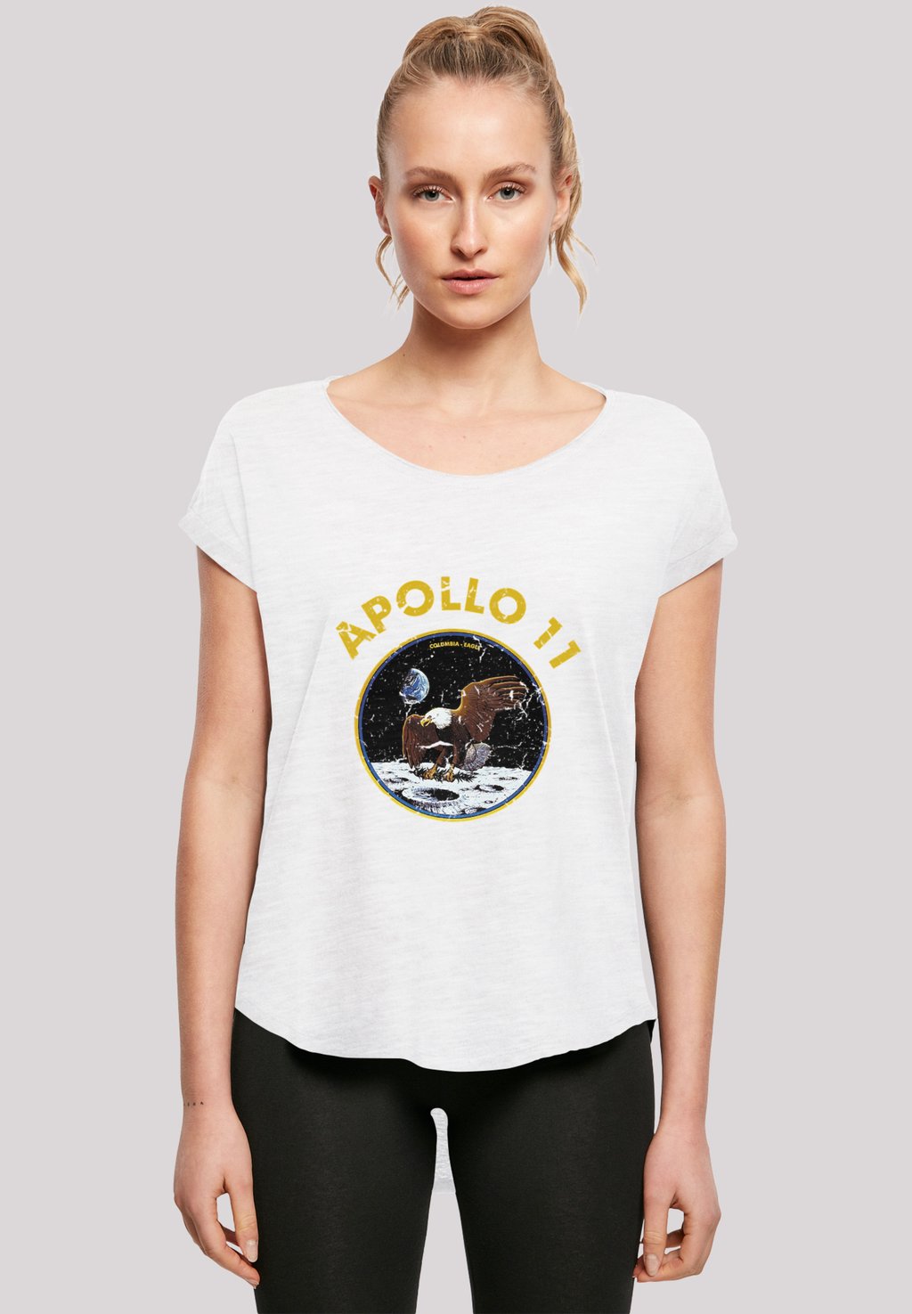 

Футболка с принтом Long Cut T-Shirt NASA Classic F4NT4STIC, белый
