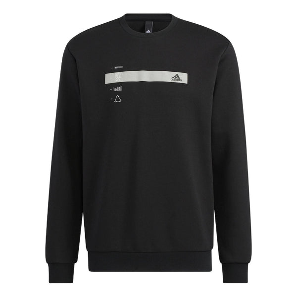 

Толстовка Adidas Classic Gfx Crew Sweatshirt 'Black', черный