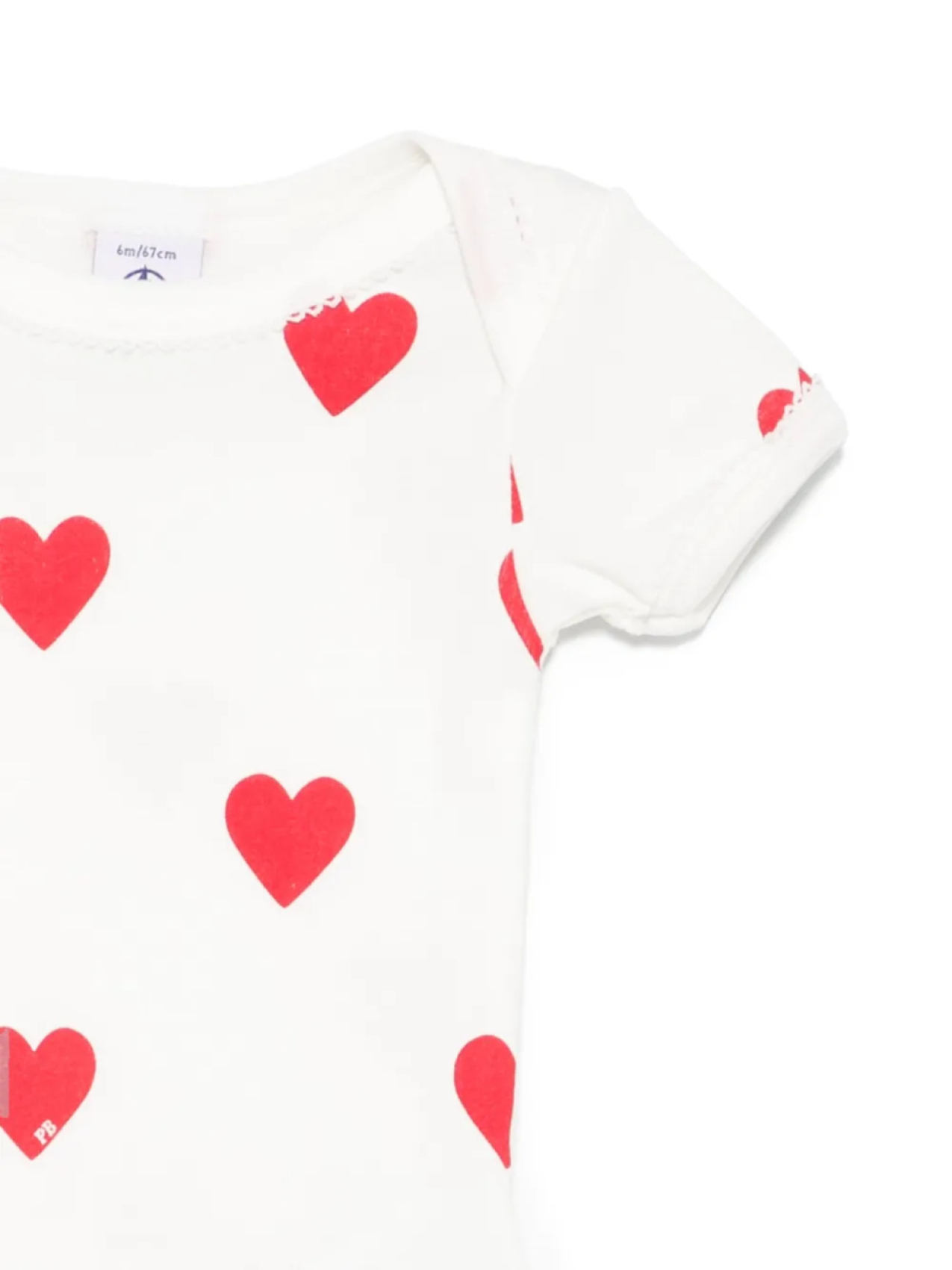 Хлопковые боди (упаковка из трех штук) Petit Bateau, белый — фото 2