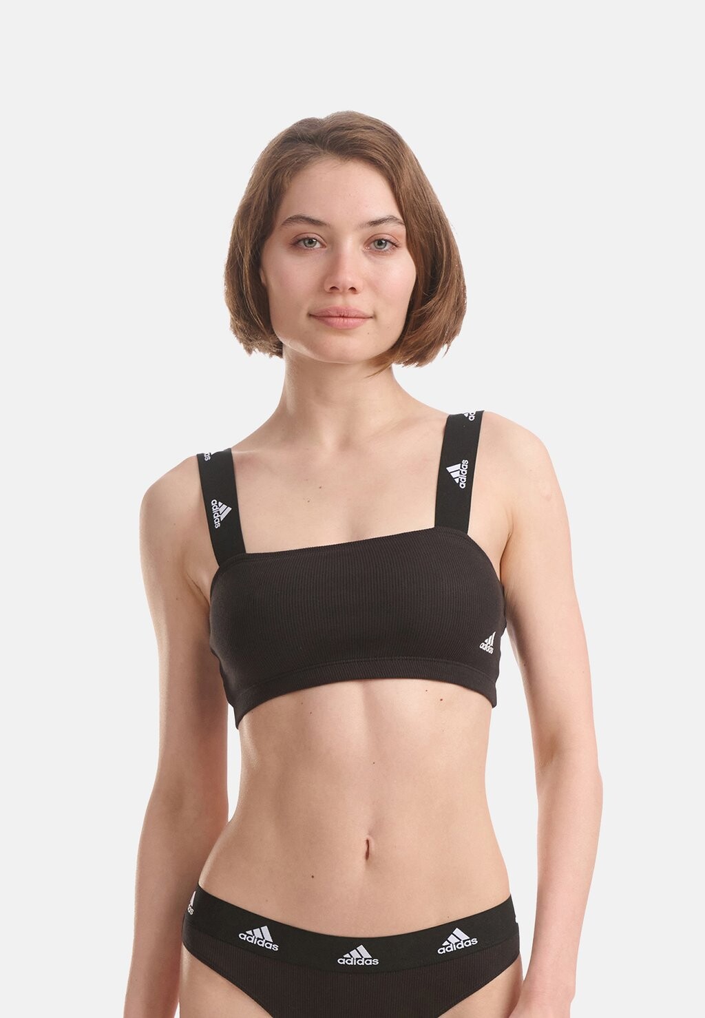 

Верх бикини Bandeau adidas Sportswear, черный