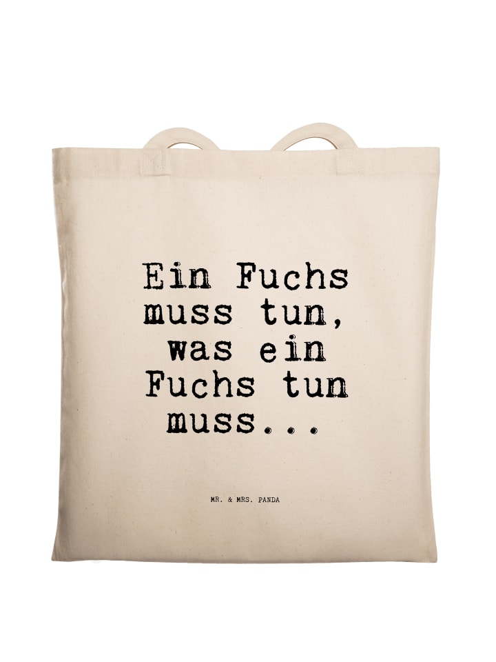 

Сумка-шоппер. Лиса связана... с поговоркой в сливках. Mr. & Mrs. Panda