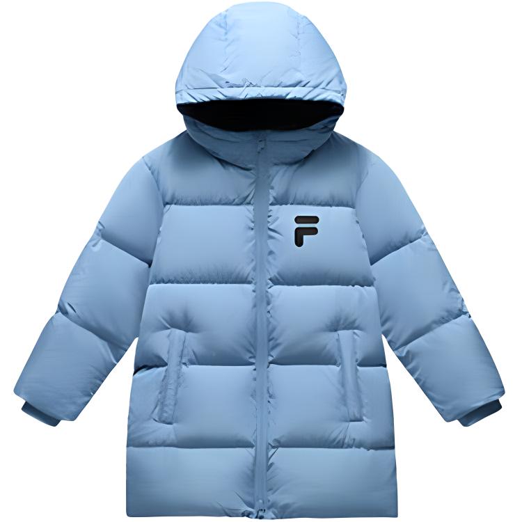 

FILA KIDS Пуховик FW24 Vintage Gray Blue для подростков