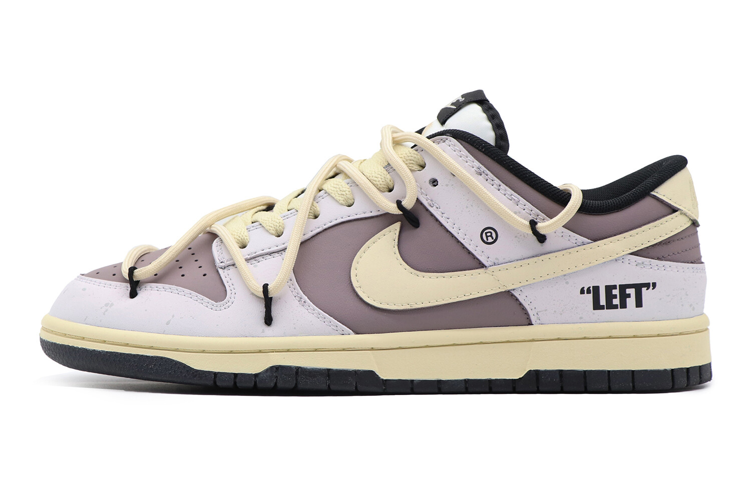

Кроссовки Nike Dunk Skateboard Shoes Women's Low-Top White Brown, Коричневый, Кроссовки Nike Dunk Skateboard Shoes Women's Low-Top White Brown