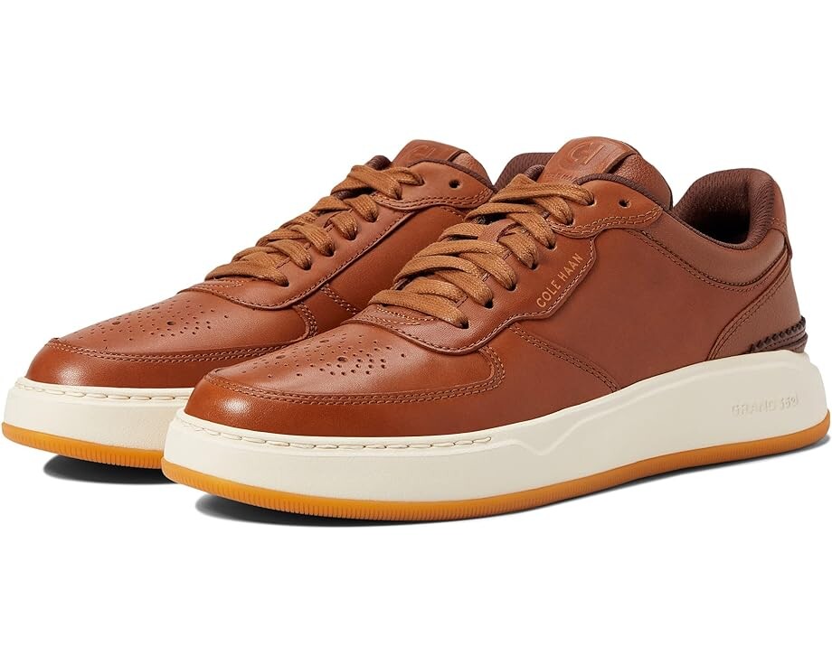 

Кроссовки Cole Haan Grandpro Crew Wing Tip, цвет British Tan/Ivory, Коричневый, Кроссовки Cole Haan Grandpro Crew Wing Tip, цвет British Tan/Ivory