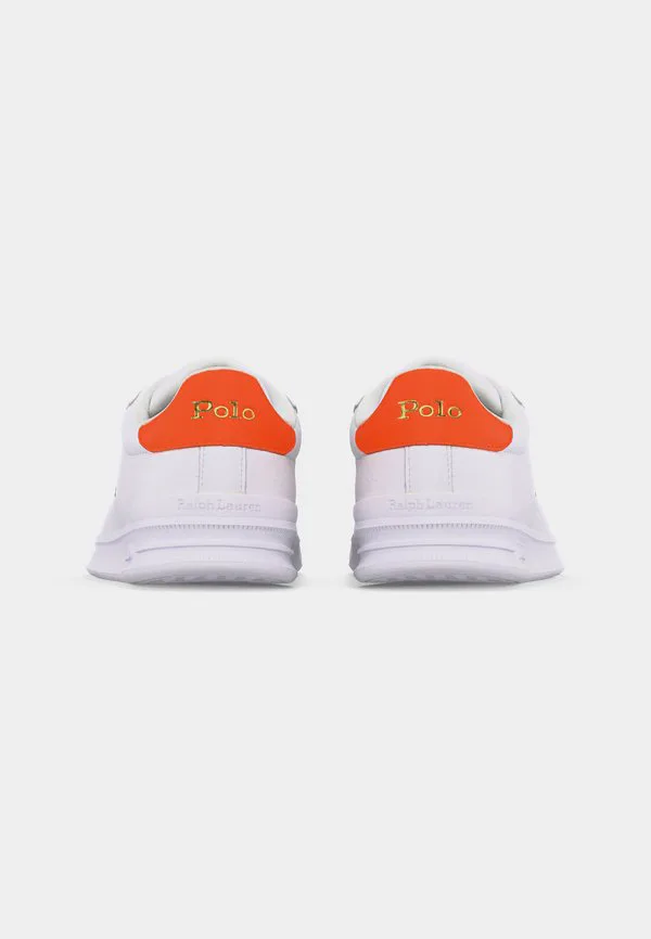 Кроссовки унисекс Polo Ralph Lauren, White/Resort Orange/Black — фото 4