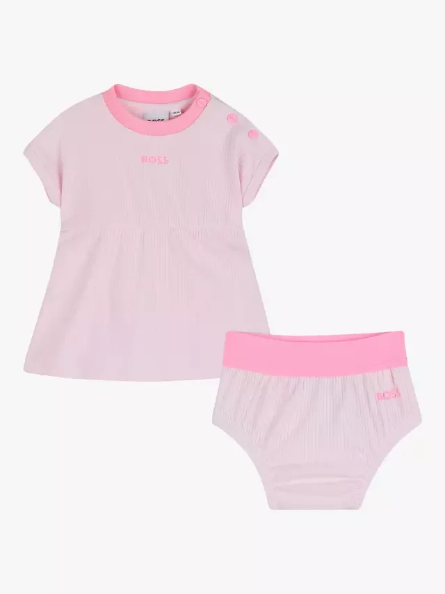 Детский комплект: платье с короткими рукавами, Festival Bloom HUGO BOSS