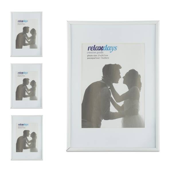 

4xРамка для фотографий Relaxdays 20x30 cm, белый