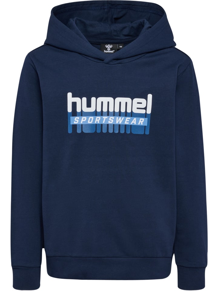 

Пуловер с капюшоном Hummel, черный ирис