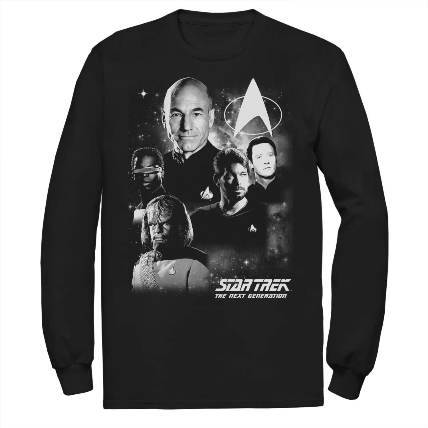 

Мужская футболка Captain's Crew Star Trek Next Generation Licensed Character