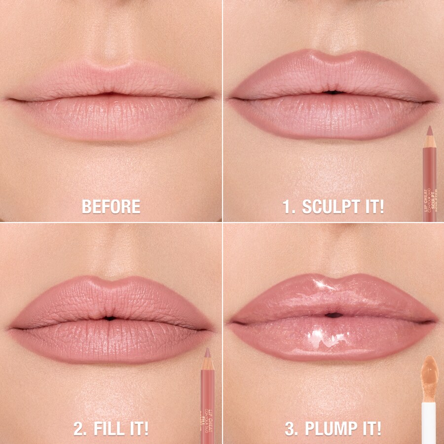 Карандаш для губ Charlotte Tilbury Super Nudes Lip Cheat Contur Duo, Fair — фото 3